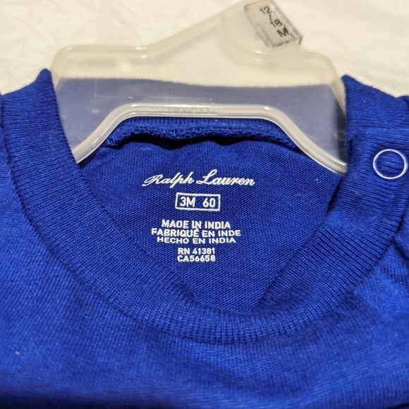 Ralph Lauren baby T shirt with logo - Size 3 months - Picture 3 of 3